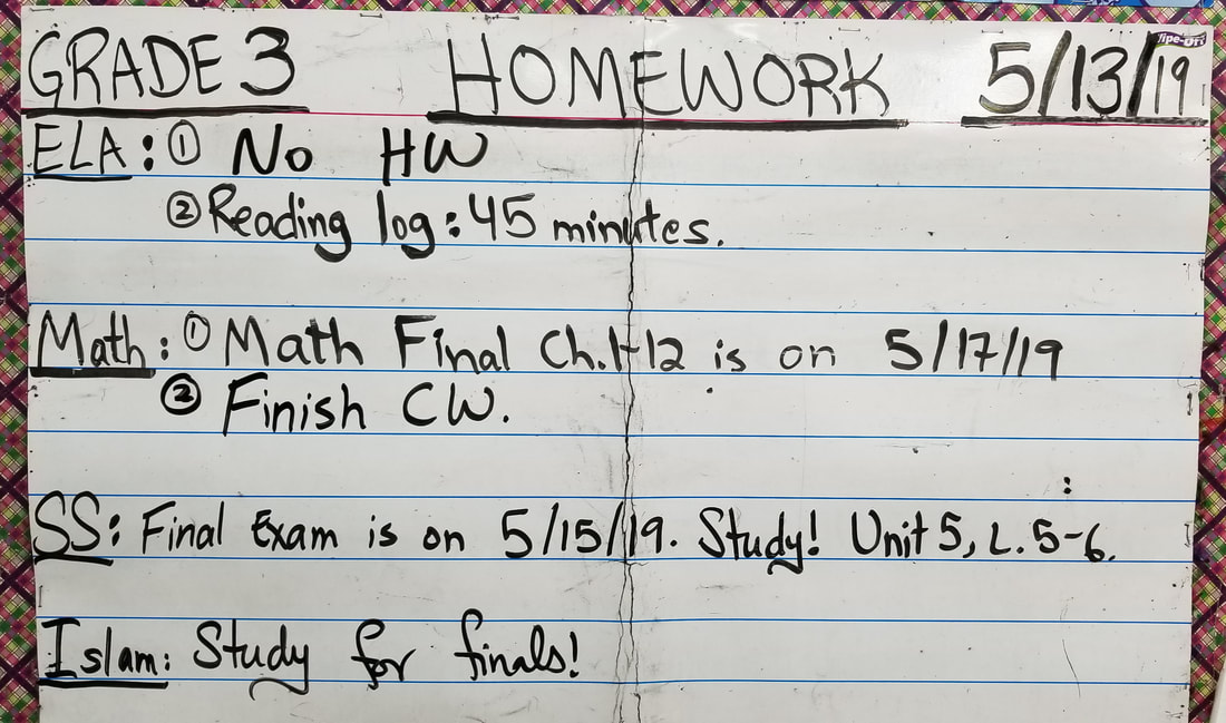 homework for third graders